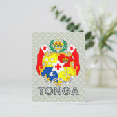 Tonga-Wappen Postkarte (Stehend Vorderseite)