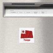 Tonga Wave Flag mit Namen Magnet (In Situ (Geschirrspüler))