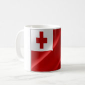 Tonga - Waving Flag - Kaffeetasse (Vorderseite Links)