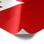 Tonga - Waving Flag - Poster (Ecke)