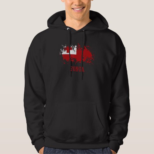 Tongaische Enthusiasten für Tonga und Tonga Hoodie (Vorderseite)