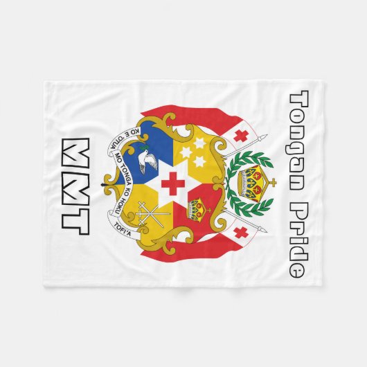 Tongaische Stolz-Baby-Decke Fleecedecke (Vorderseite (Horizontal))