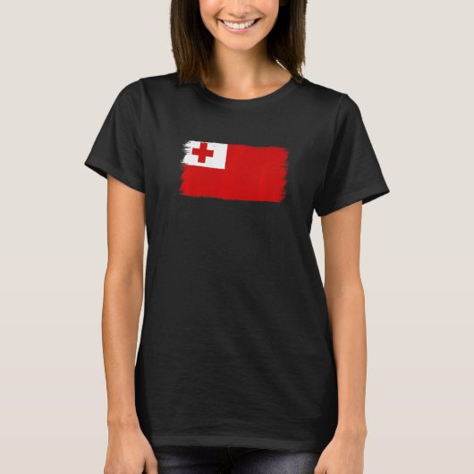 Tongan Flag Tonga 1 T-Shirt (Vorderseite)