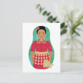 Tongan Matryoshka Postcard Postkarte (Stehend Vorderseite)