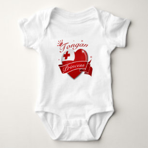 Tongan Princess Baby Strampler