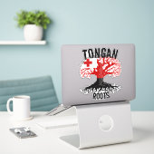 TONGAN ROOTS STICKER (Laptop auf Schreibtisch)