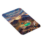 Tongariro Alpine Crossing Neuseeland Magnet (Rechte Seite)