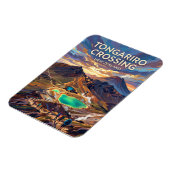 Tongariro Alpine Crossing Neuseeland Magnet (Linke Seite)