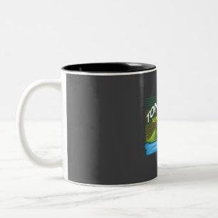 Tongariro Alptransit - Neuseeland Zweifarbige Tasse