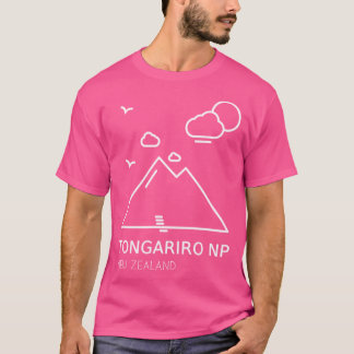 Tongariro Crossing National Park Neuseeland T-Shirt