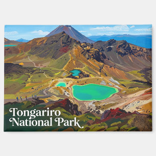 Tongariro-Nationalpark Neuseeland Magnet