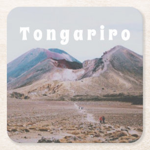 Tongariro-Nationalpark, Neuseeland Souvenir Rechteckiger Pappuntersetzer