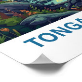 Tongass National Forest Illustration Travel Poster (Ecke)