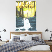 Tongass National Forest Reiseplakat Leinwanddruck (Insitu (Schlafzimmer))