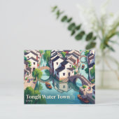 Tongli-Wassertown China Postkarte (Stehend Vorderseite)