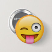 Tongue Emoji Button (Vorne & Hinten)