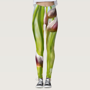 Tongue Orchid Leggings