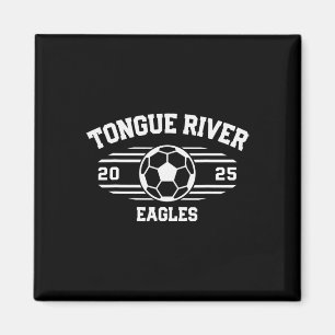 Tongue River Eagles Fußballrechnung 2025 Magnet
