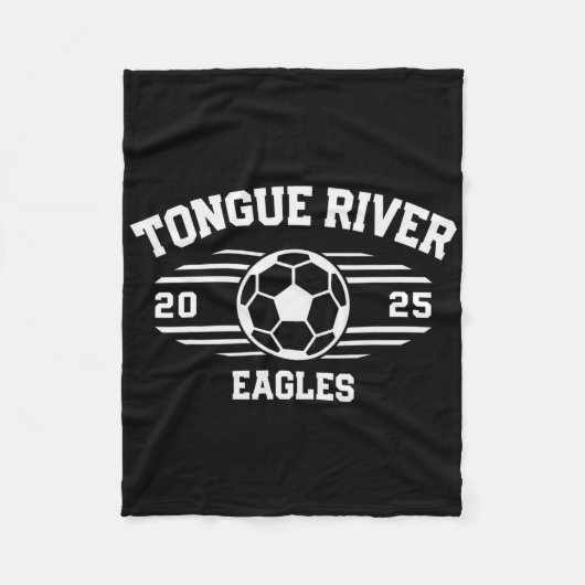 Tongue River Eagles Soccer Ll 2025 Fleecedecke (Vorderseite)