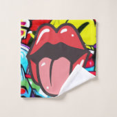 Tongue Twister Badhandtuch Set (Waschlappen)