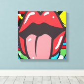 Tongue Twister Leinwanddruck (Insitu (Holzboden))