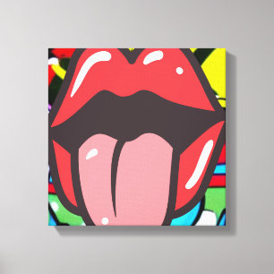 Tongue Twister Leinwanddruck