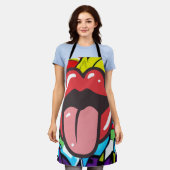 Tongue Twister Schürze (Getragen)