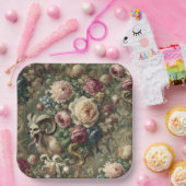 🩸 Tongue Whipped Blooms – Gothic Victorian Pappteller (Party)