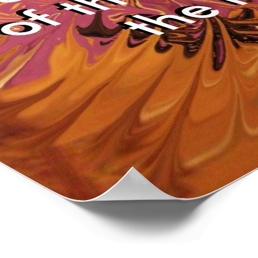 Tongues of Fire - Shadow Versed Poster (Ecke)