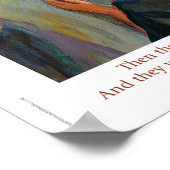 Tongues von Feuerplakaten Poster (Ecke)