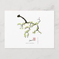 Toni-Faranden-Sakura und grüne Vögel