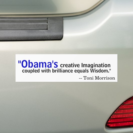 Toni Morrison auf Obama Autoaufkleber (Auf Auto)