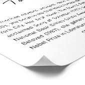 Toni Morrison Poster (Ecke)