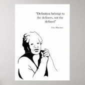 Toni Morrison Poster (Vorne)