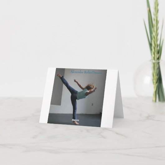 Toni Notecards Karte (Rückseite)