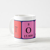 Toni-Periodenname Tasse (Vorderseite Links)