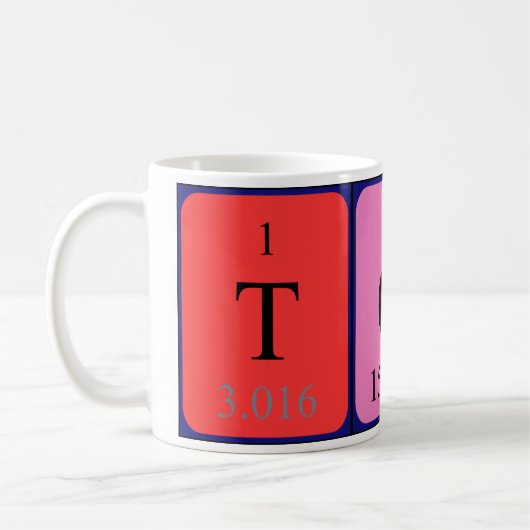 Toni-Periodenname Tasse (Links)