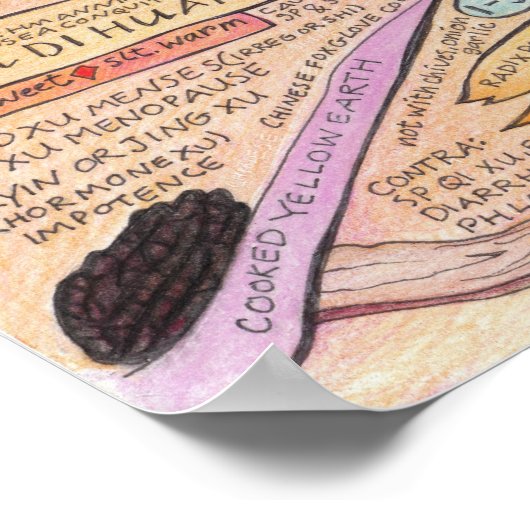 Tonify Blood Poster (Ecke)