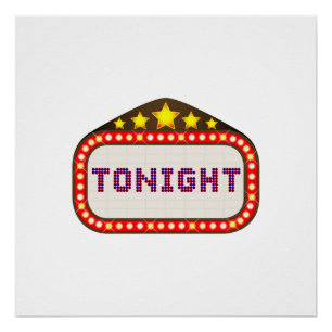 Tonight Movie Theatre Poster