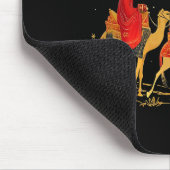 Tonight We Christmas Ride Men With Camel Ride Chri Mousepad (Ecke)