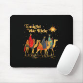 Tonight We Christmas Ride Men With Camel Ride Chri Mousepad (Mit Mouse)