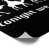 Tonight We Ride, 3 Wise Men, Funny Christian Chris Poster (Ecke)