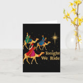 Tonight We Ride Christmas 3 Wise Men Christian Chr Karte (Gelbe Blume)
