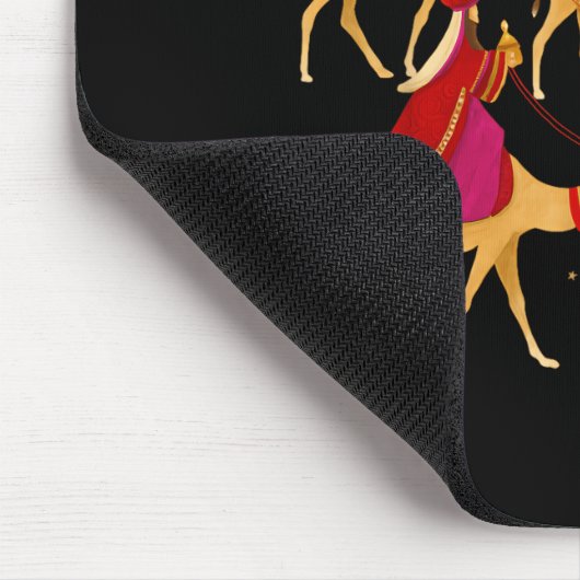 Tonight We Ride Christmas 3 Wise Men Christian Chr Mousepad (Ecke)