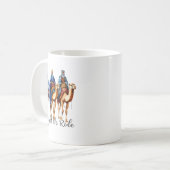 Tonight We Ride Christmas, 3 Wise Men Funny Christ Kaffeetasse (Vorderseite Links)