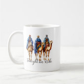 Tonight We Ride Christmas, 3 Wise Men Funny Christ Kaffeetasse (Links)