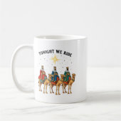 Tonight We Ride Christmas, 3 Wise Men Funny Christ Kaffeetasse (Links)