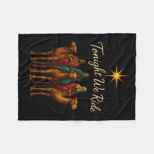 Tonight We Ride  Fleecedecke (Vorderseite (Horizontal))