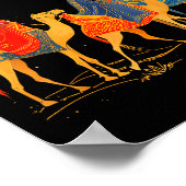 Tonight We Ride Three Wise Christmas Nativity Chri Poster (Ecke)