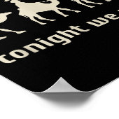 Tonight We Ride Three Wise Men Christmas Christian Poster (Ecke)